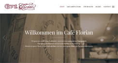 Desktop Screenshot of cafe-florian-bayreuth.de